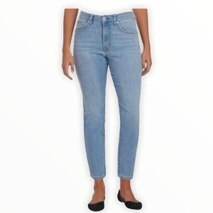 Ella Moss Light Wash High Rise Straight Fit‎ Mom Jeans Juniors 12/31
